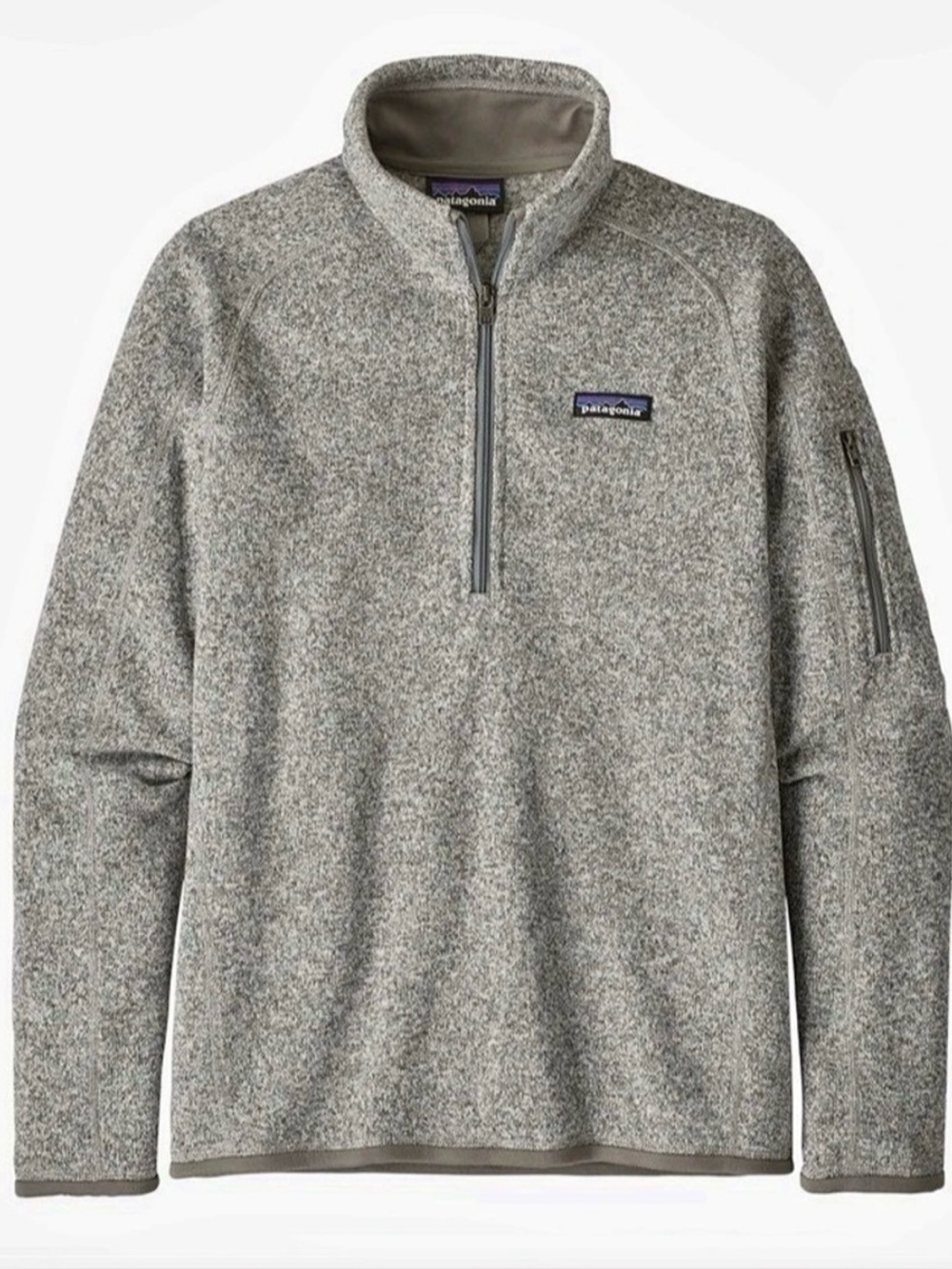 Patagonia Women’s 1/4 Zip Better Sweater Size M Grey Gorpcore Hike Camp Travel